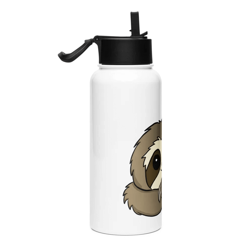 Stainless Steel Water bottle With Straw - Cockatiel product image (4)