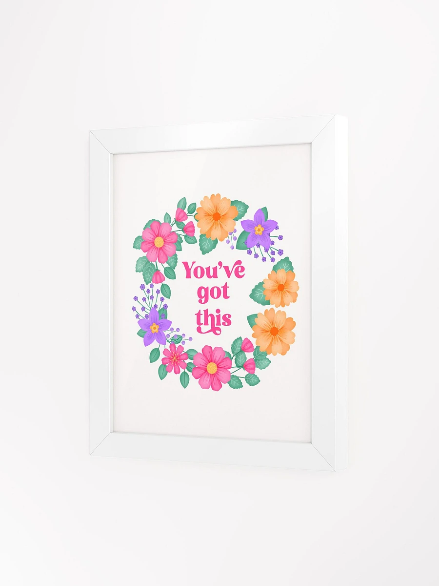 You've got this - Motivational Wall Art White product image (3)