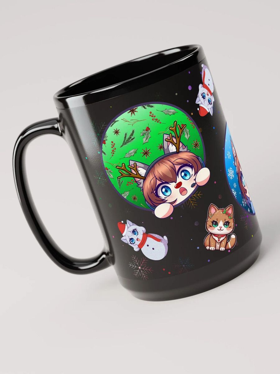 Holiday 15oz Black Mug product image (3)