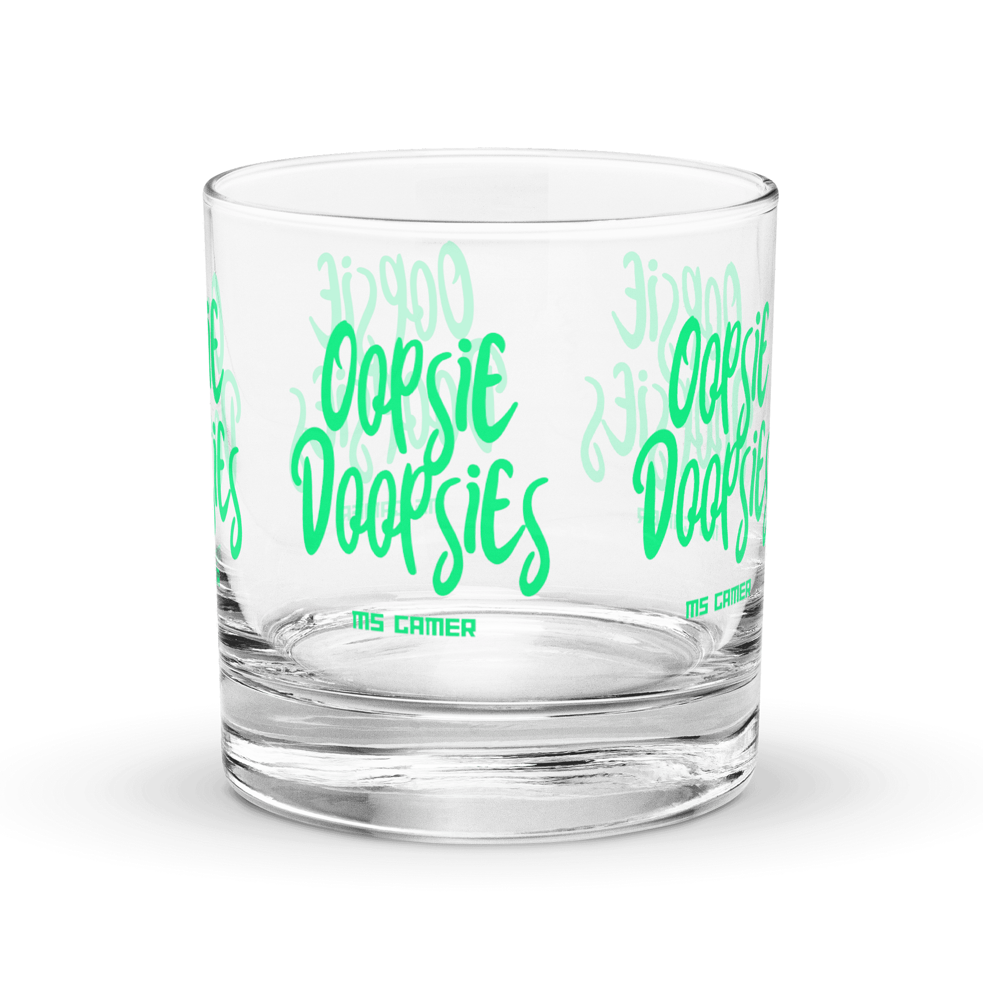 Ms Gamer Oopsie Doopsie 10oz Drinking Glass product image (2)