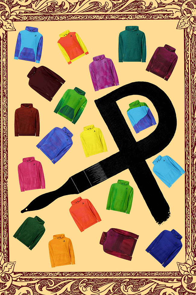 Painter's Brush Hoodies