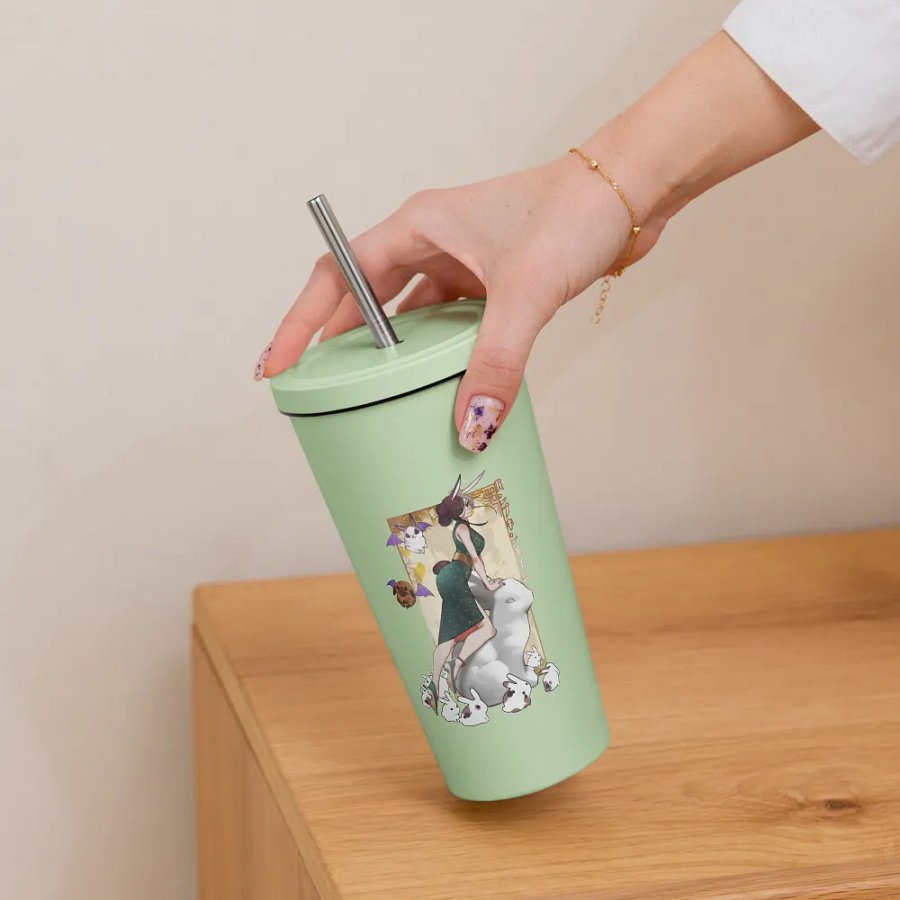 Pumpkin Mage: Year of the Rabbit - Insulated Tumbler w/ Straw product image (11)