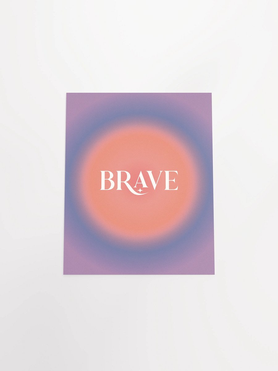 Brave Gradient Grain Poster product image (5)