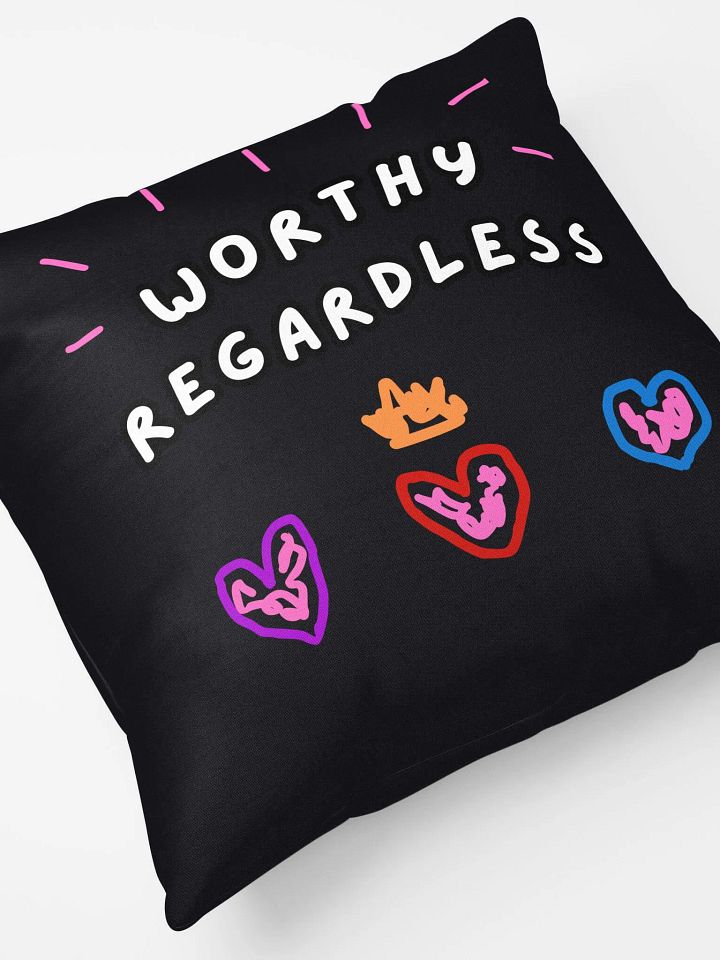 Worthy Regardless Pillow product image (2)