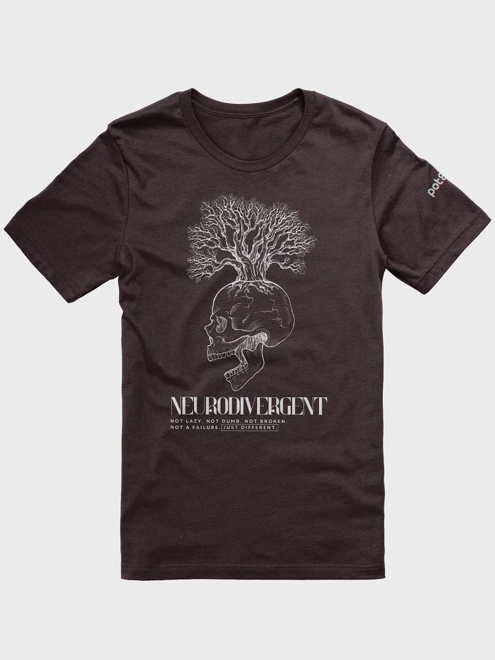 NEURODIVERGENT SKULL supersoft tee product image (71)