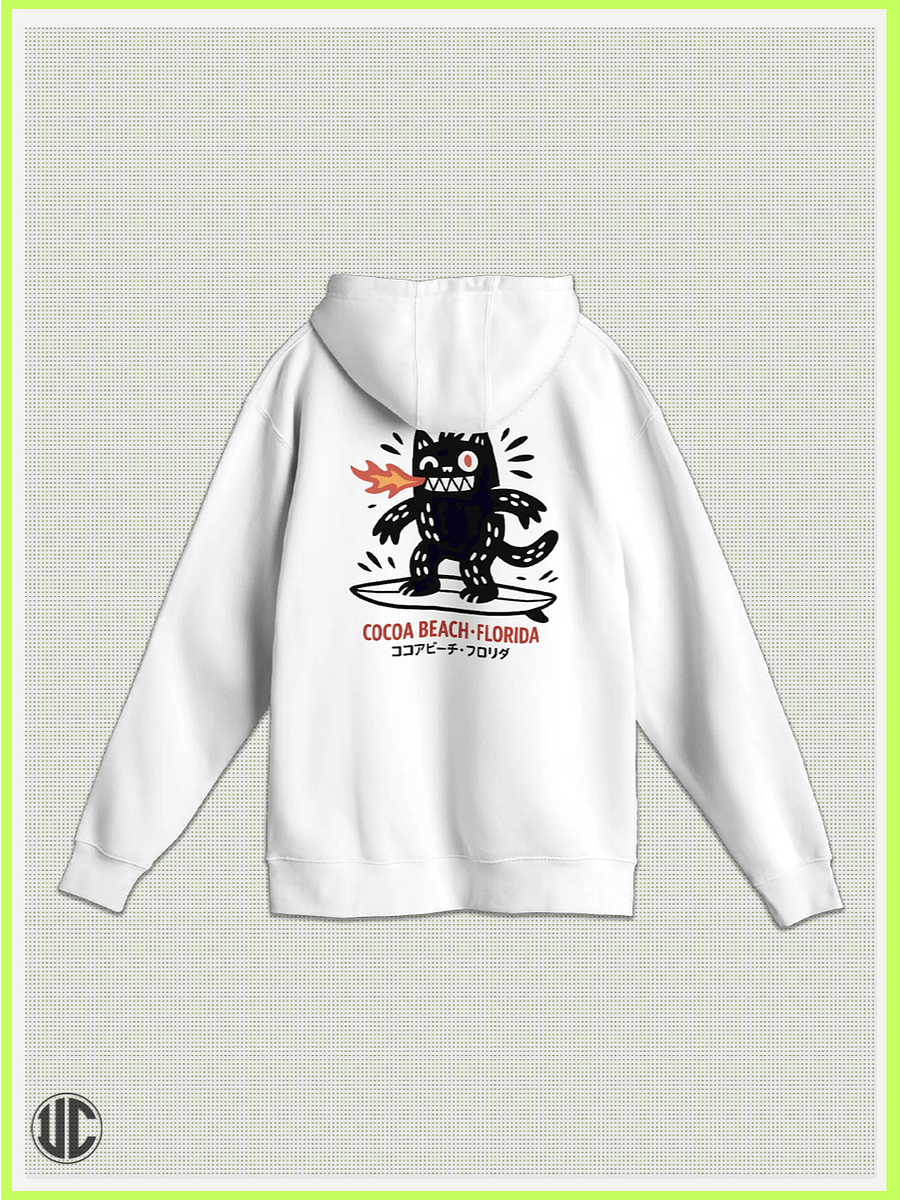 UnkoCon – Cocoa Beach FL Surfer Pullover Hoodie product image (2)
