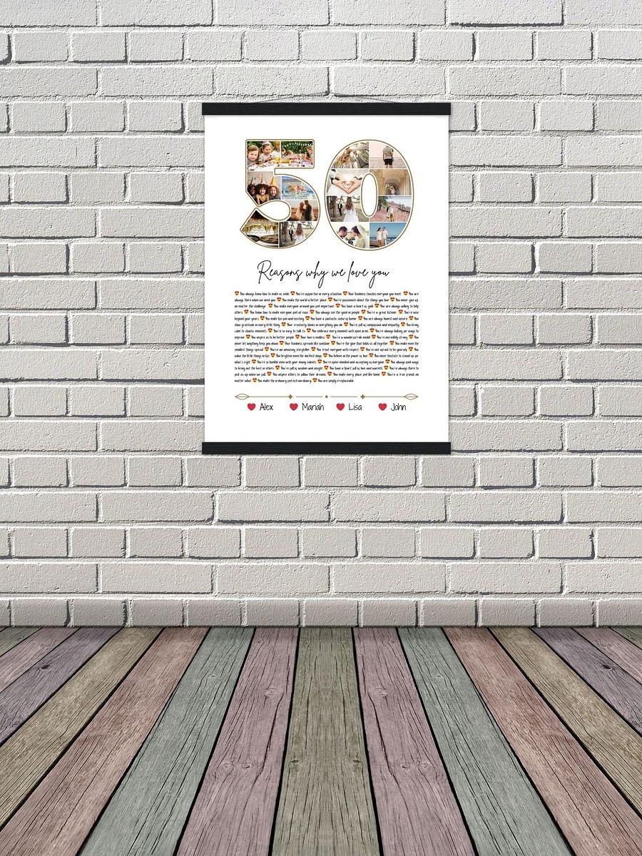 50 Reasons Why We Love You Canva Template product image (7)