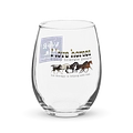 I Love Horses Stemless Wine Glass product image (1)