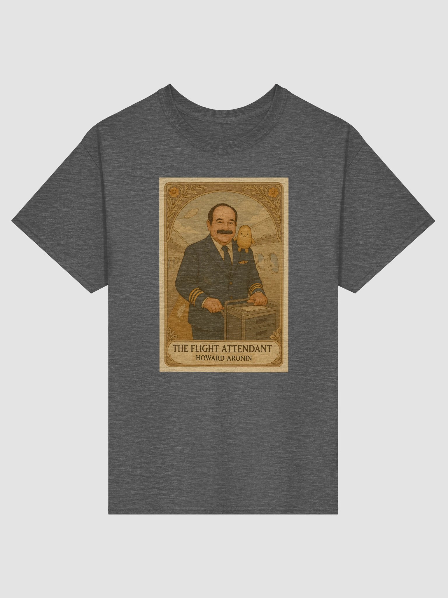 Tarot Card Shirt - Howard Aronin - Lunch Therapy on the back - Unisex Ultra Cotton Tee product image (49)