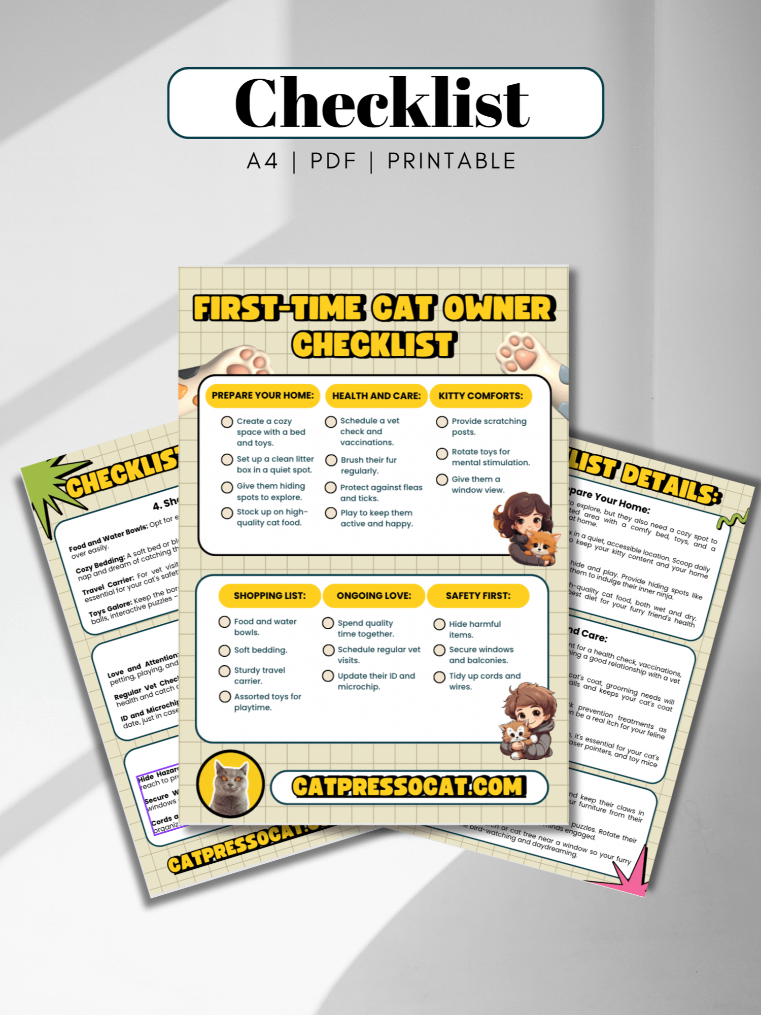 First-Time Cat Owner Checklist product image (1)