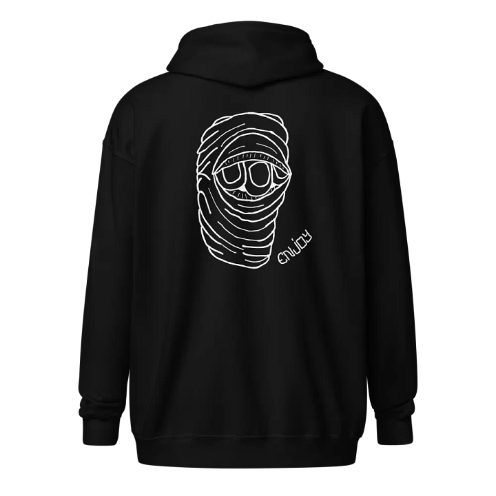 Enjoy Hoodie- Fingers #3 B/W product image (2)