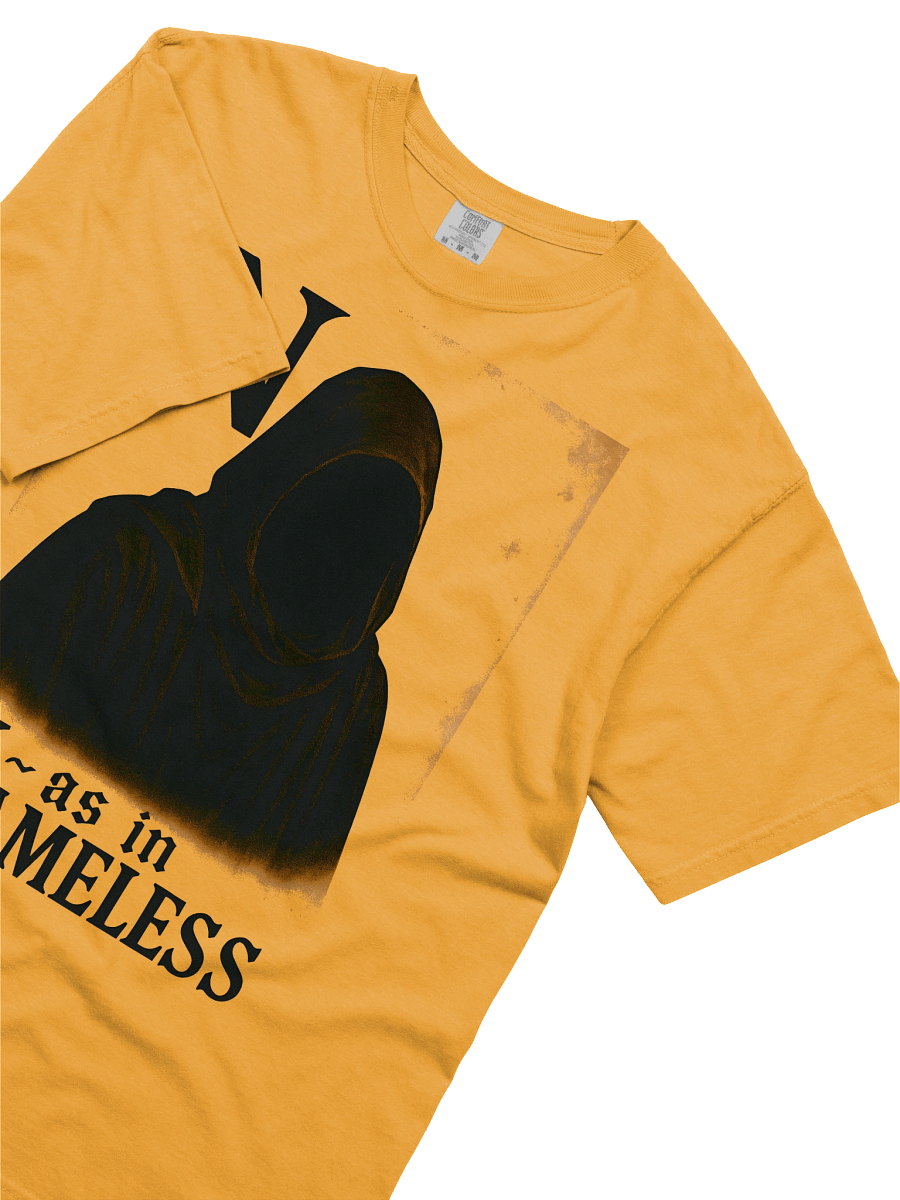 N as in nameless garment-dyed heavyweight t-shirt by dark alphabet product image (3)