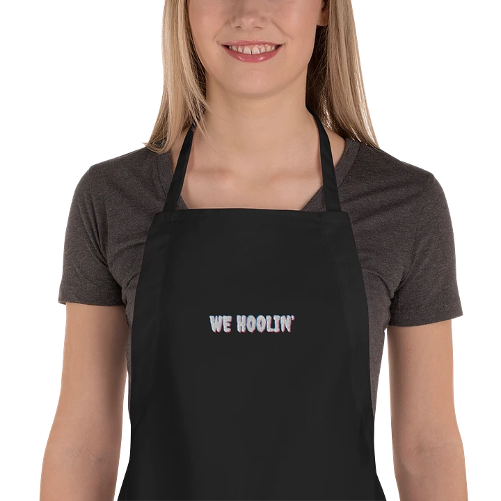 We Hoolin' Embroidered Apron product image (1)