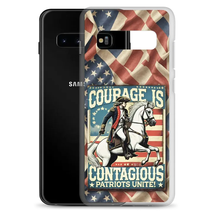 Courageous Patriots Clear Samsung® Case product image (8)