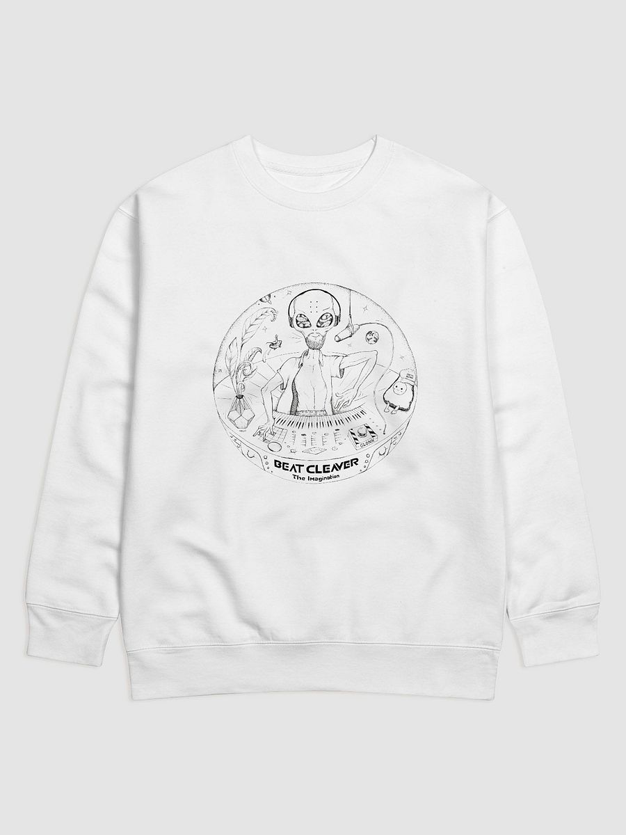BC Sketch style White Jumper product image (1)