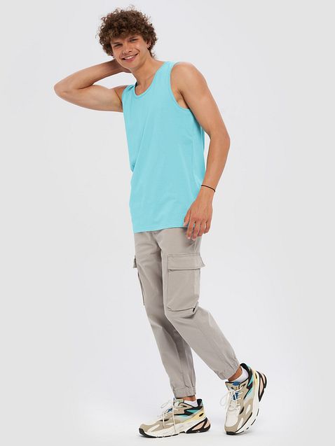 Photo showing Cotton Heritage Men's Premium Tank Top