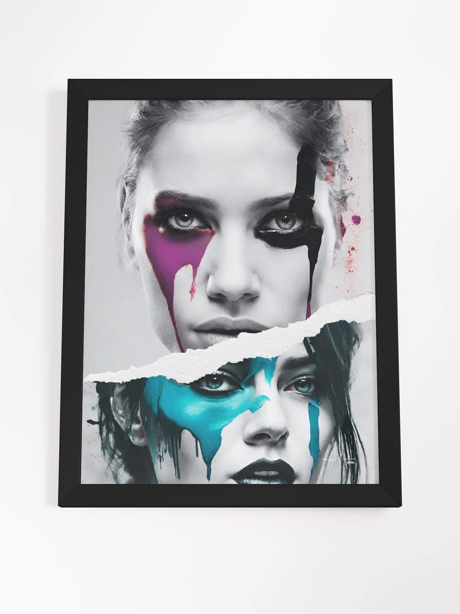 Living in Colors | Purple and beyond | Framed Collage Painting product image (5)