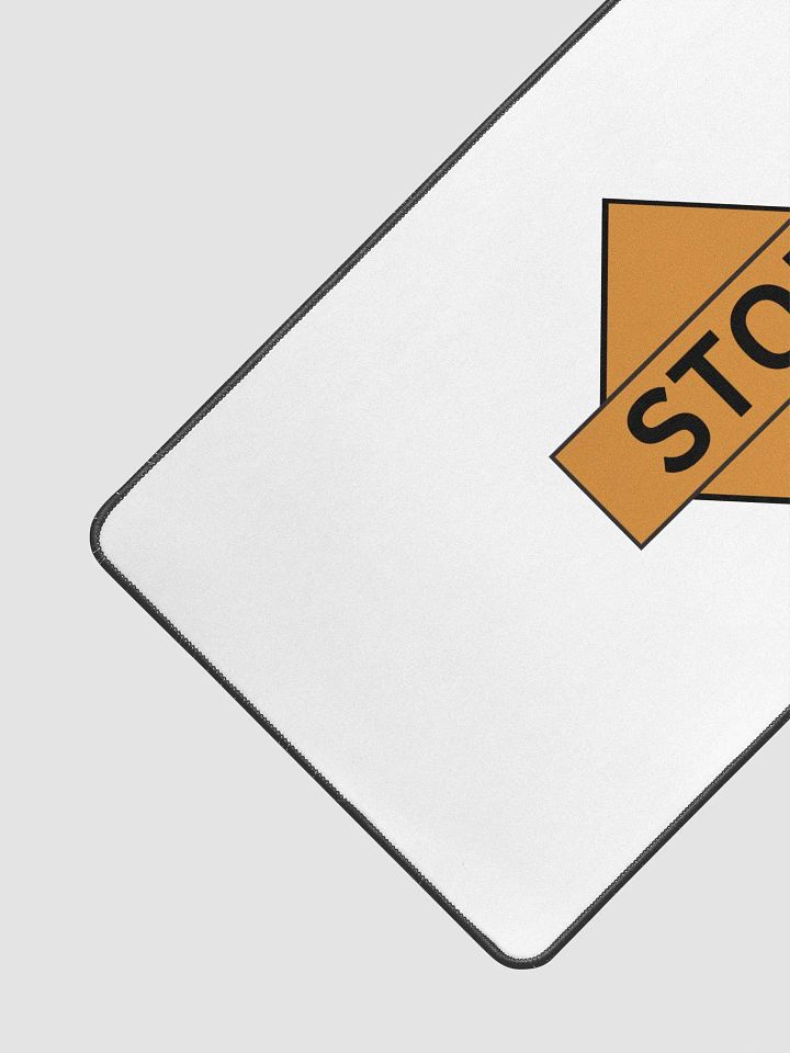 Bold STOP Desk Mat product image (1)