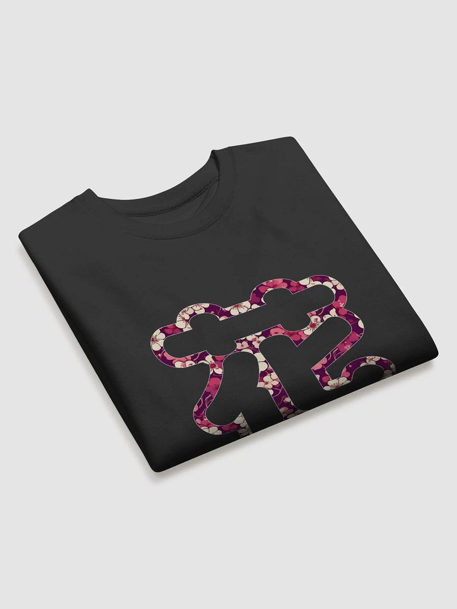 Culture Haus Graphic Sweatshirt - Flower Calligraphy product image (4)
