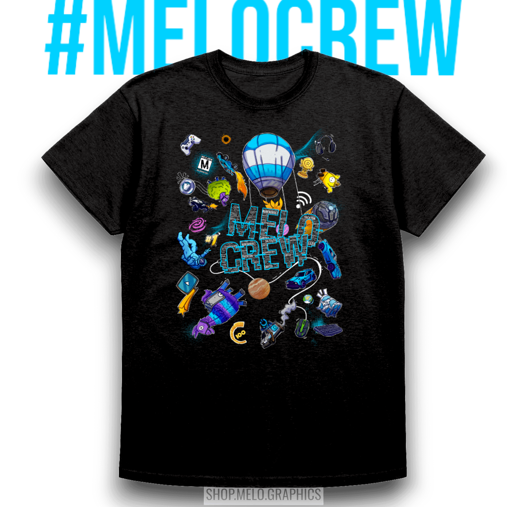 #MELOtober 2024 Personalized MELO CREW Chaos - Classic T-Shirt | #MadeByMELO product image (1)