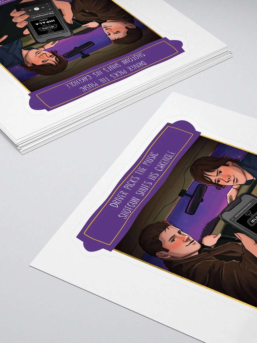 Backseat Sticker - Tags and Tropes product image (4)