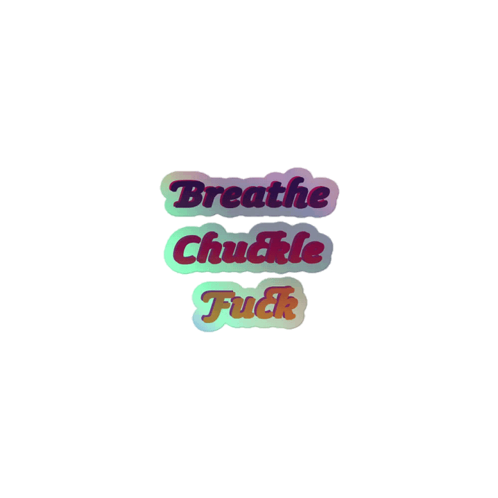 No More Live Laugh Love - Holo Sticker product image (1)