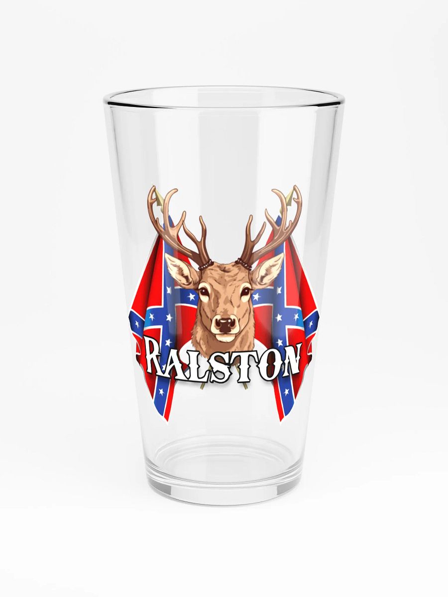 "Ralston" Last Name Rebel Redneck Deer - Shaker Pint Glass product image (3)