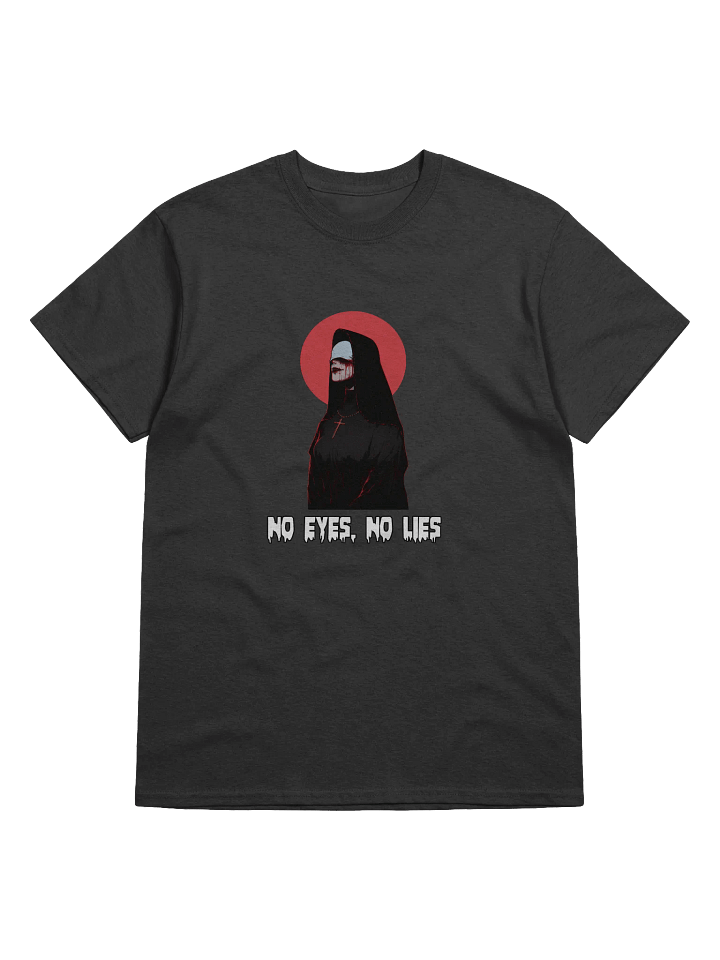 "No Eyes, No Lies" Heavyweight Printed T-Shirt product image (1)
