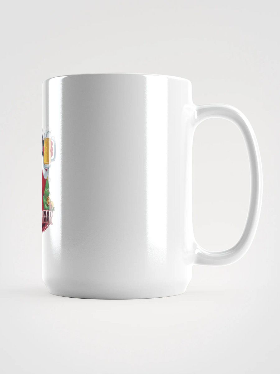 Santa’s Holiday Cheers White Glossy Mug product image (1)