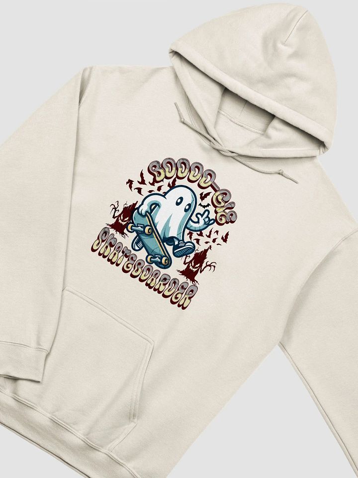 Boooo-gie Skateboarder Ghost Spooky Skater Hoodie product image (20)