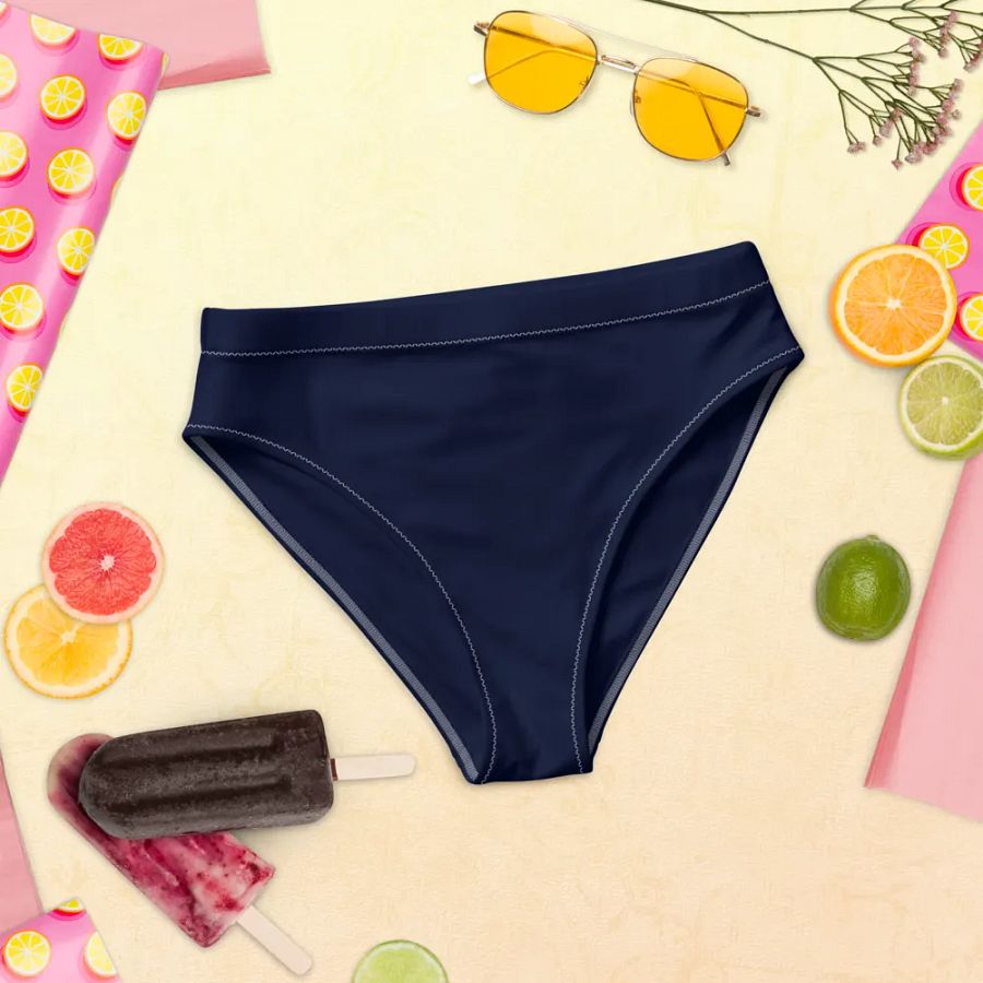 Navy Blue Recycled Bikini product image (10)