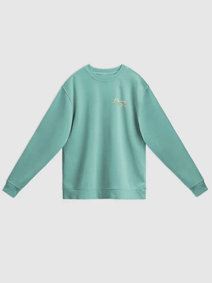 Bubbly and a B*tch (sm. lined design, #96B697) printed pigment crewneck product image (19)