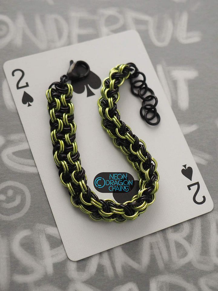 Black Vipera Bracelet / OOAK product image (2)