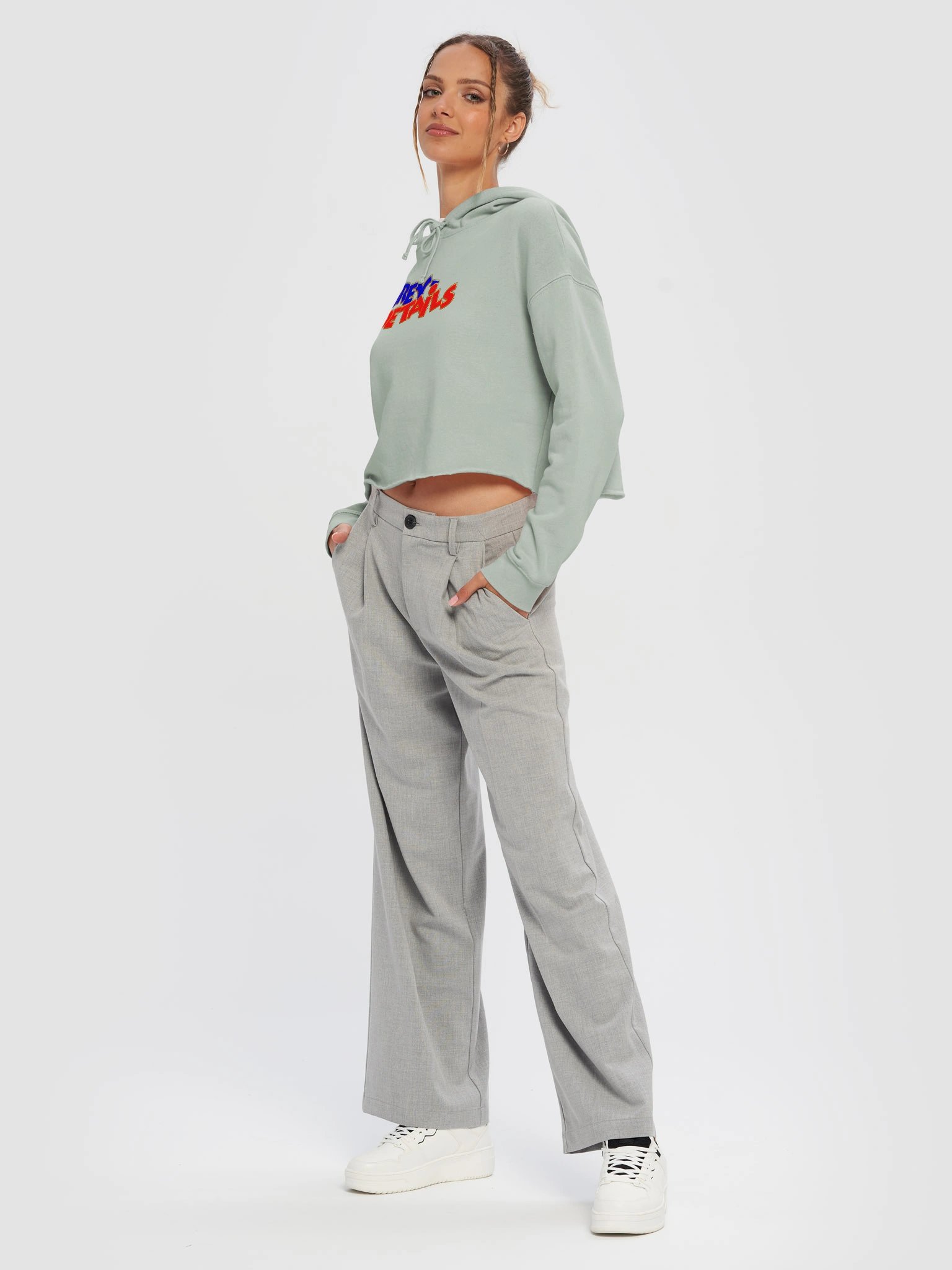 Bear and Bird - Independent Trading Co. Women’s Lightweight Cropped Hoodie product image (17)