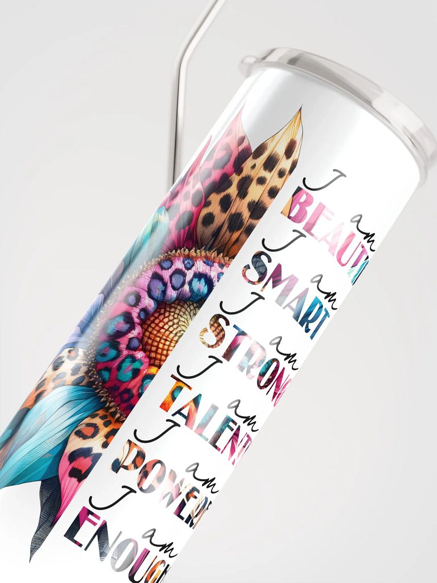 Empowerment Flower Tumbler: Embrace Your Strength! product image (6)