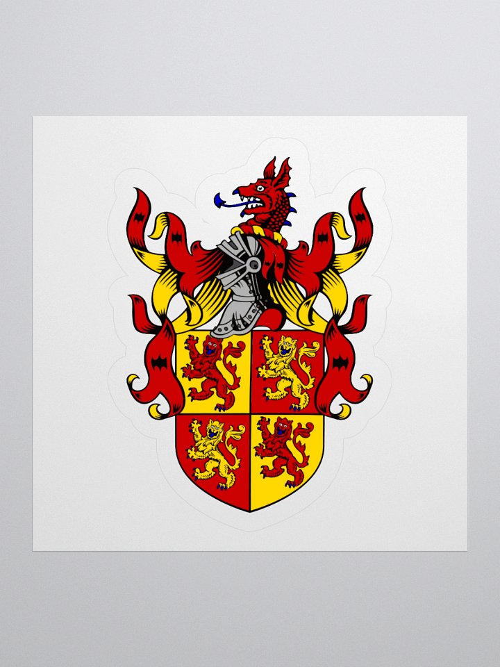 Owain Glyndŵr Crest Kiss Cut Sticker product image (2)
