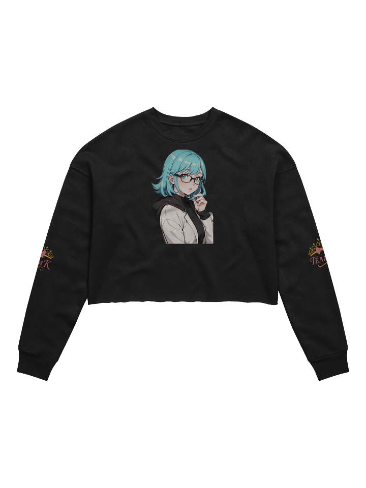 (Aqua WAIFU) K Crop Sweatshirt product image (1)