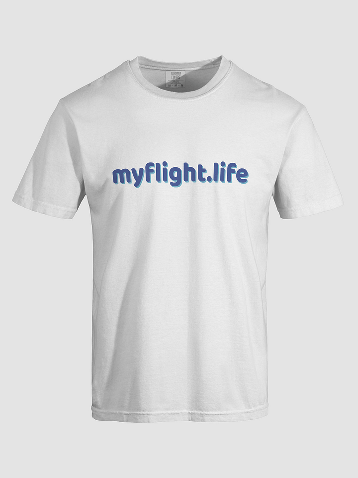 MYFLIGHT.LIFE LOGO LIGHT | T-Shirt For Route Trackers product image (1)