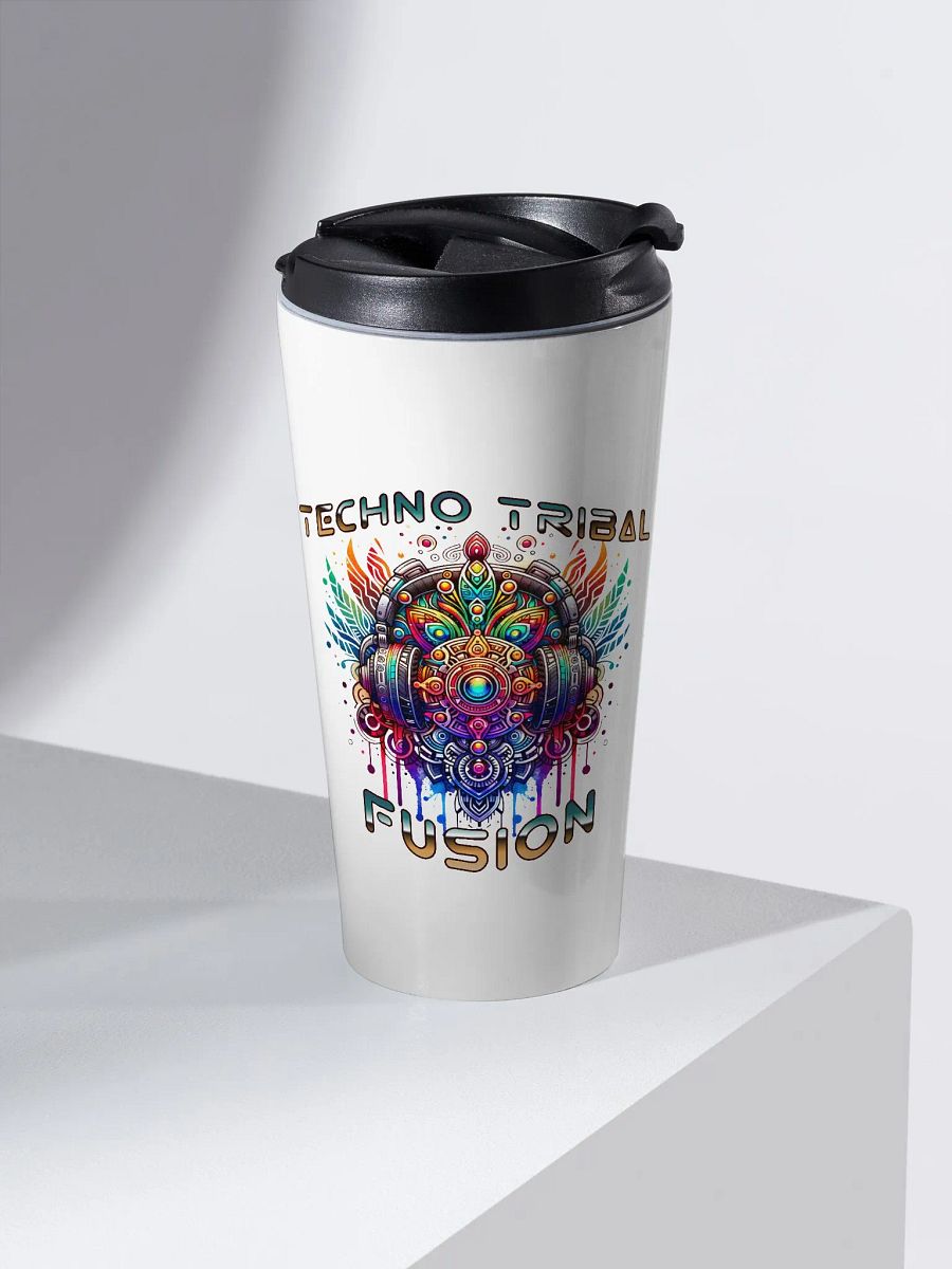 Techno Tribal Fusion Travel Mug product image (1)