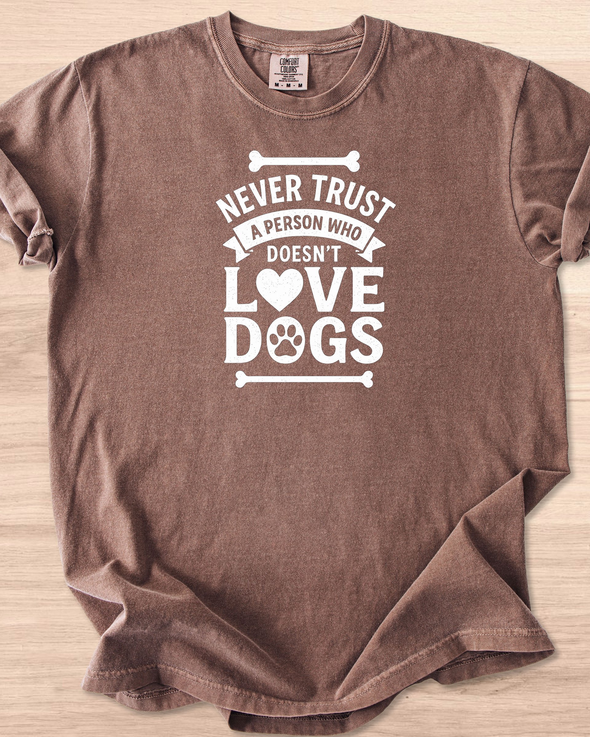 Never Trust A Person Who Doesn't Love Dogs Tee product image (5)