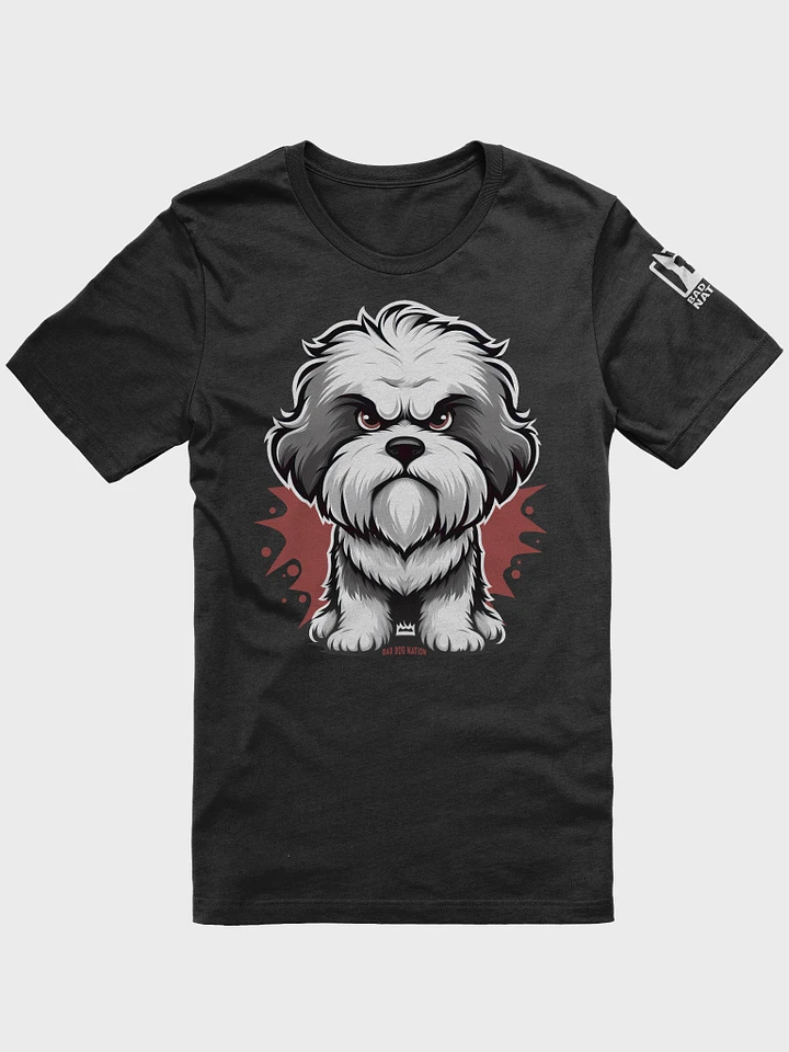 Old English Sheepdog Angry Pup - Premium Unisex T-shirt product image (3)