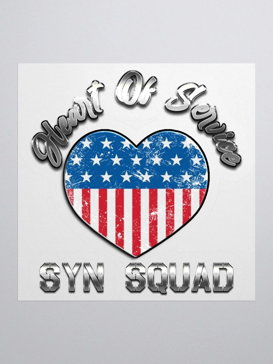 Heart of Service Flag - Stickers product image (3)