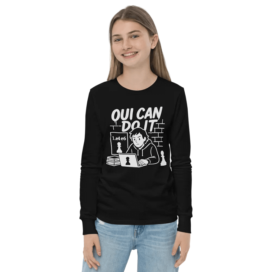Oui Can Do It - Youth Long Sleeve T-Shirt product image (4)