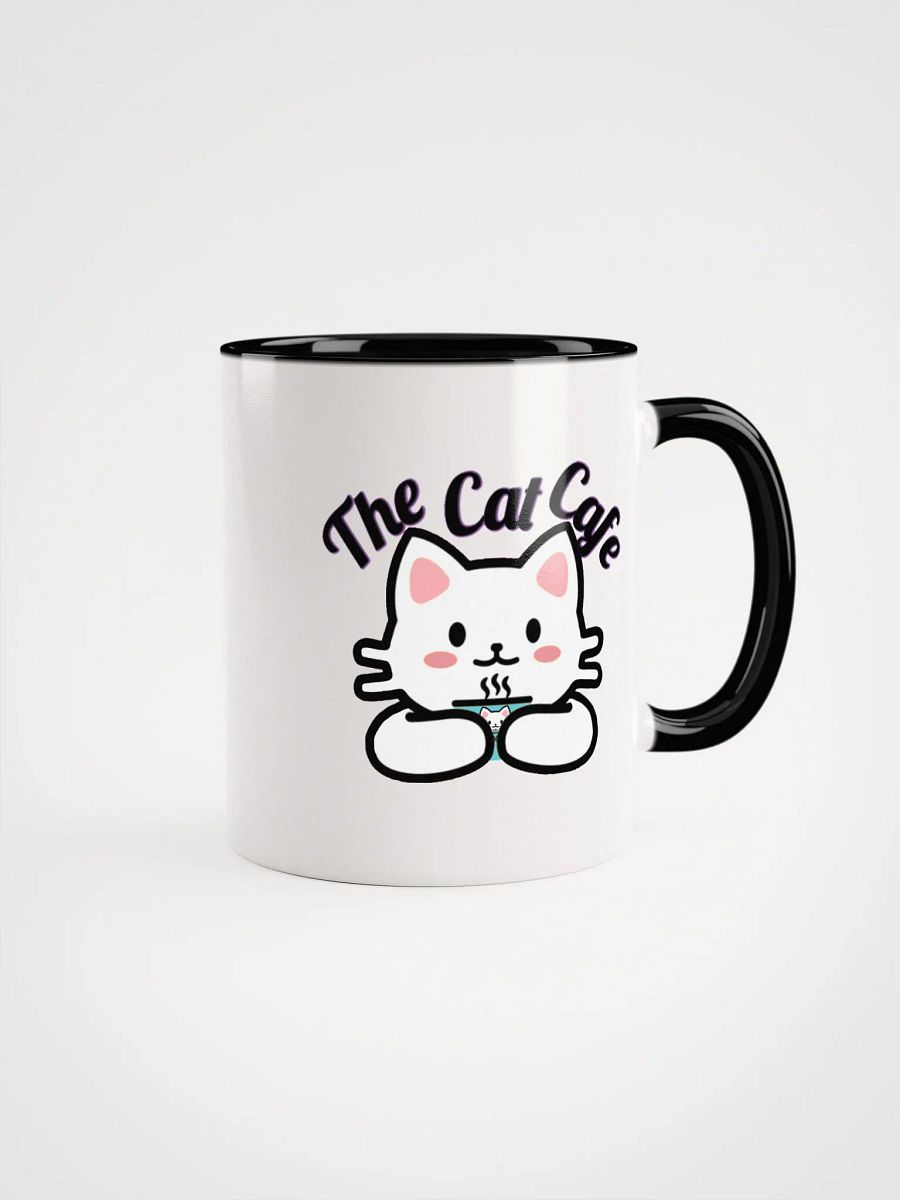The Cat Cafe Two-Tone Mug product image (1)