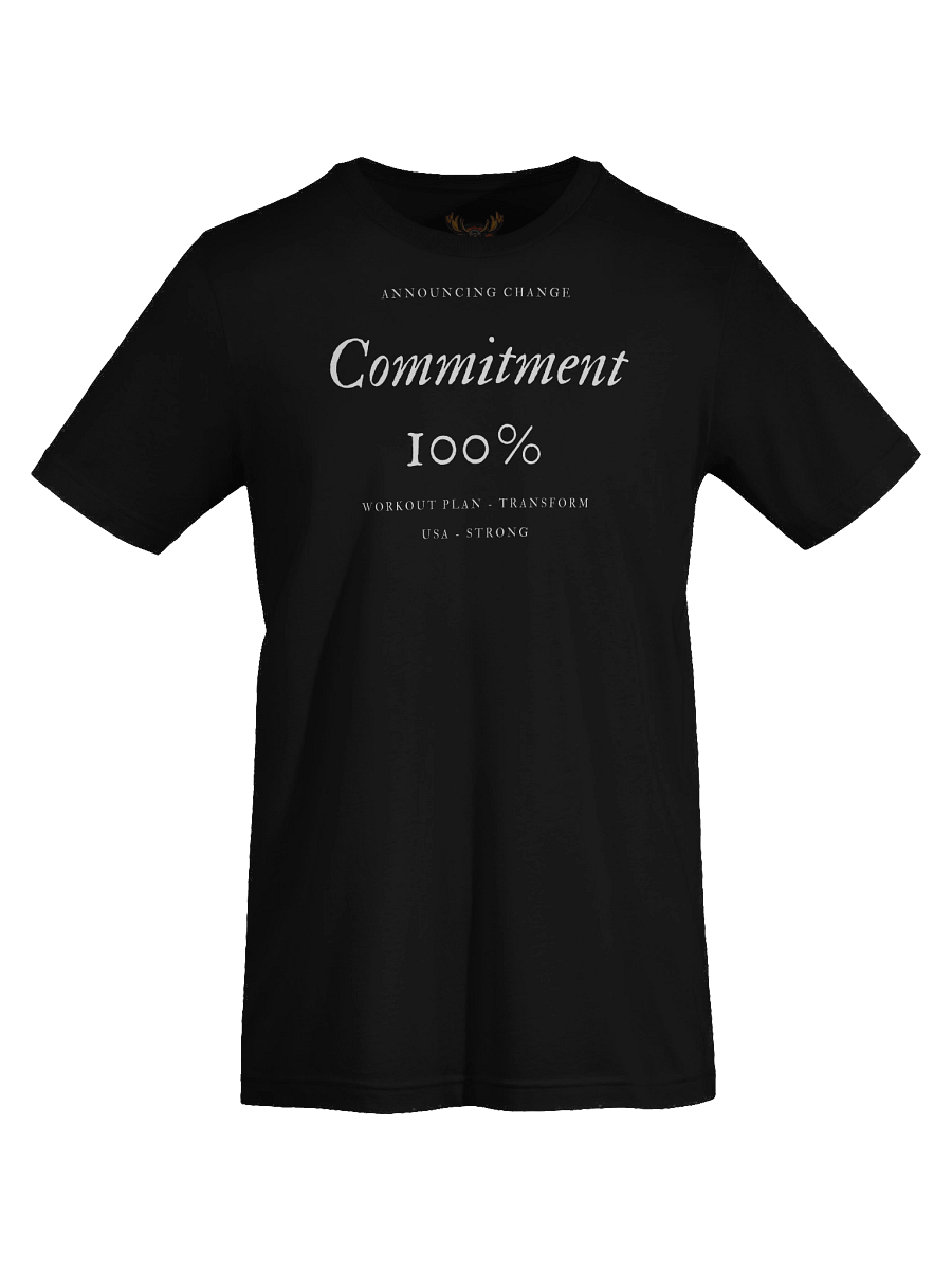 Bella+Canvas - 100% Commitment Motivational Tee product image (69)