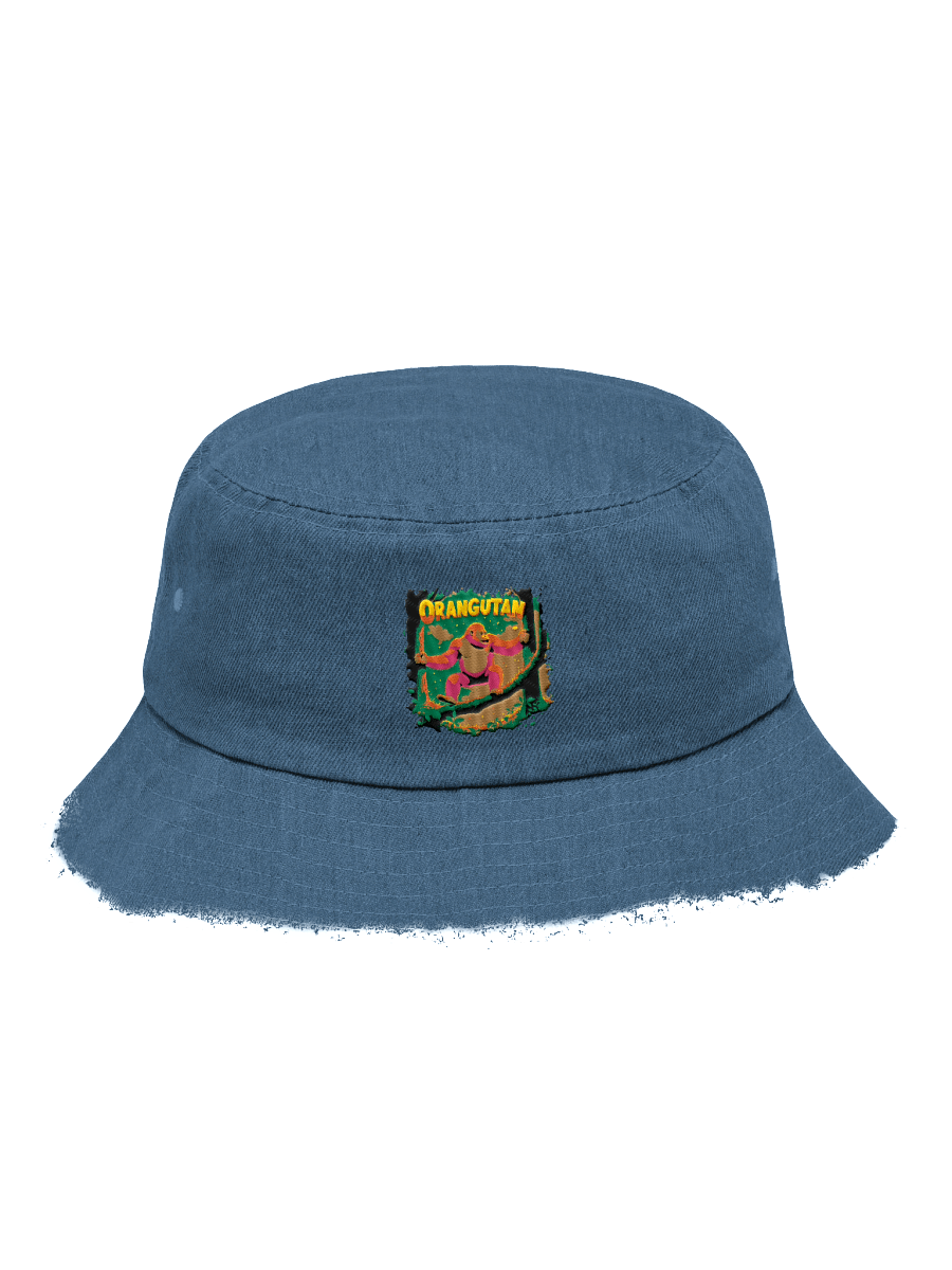 Cheerful Orangutan – Playful Jungle Bucket Hat product image (1)