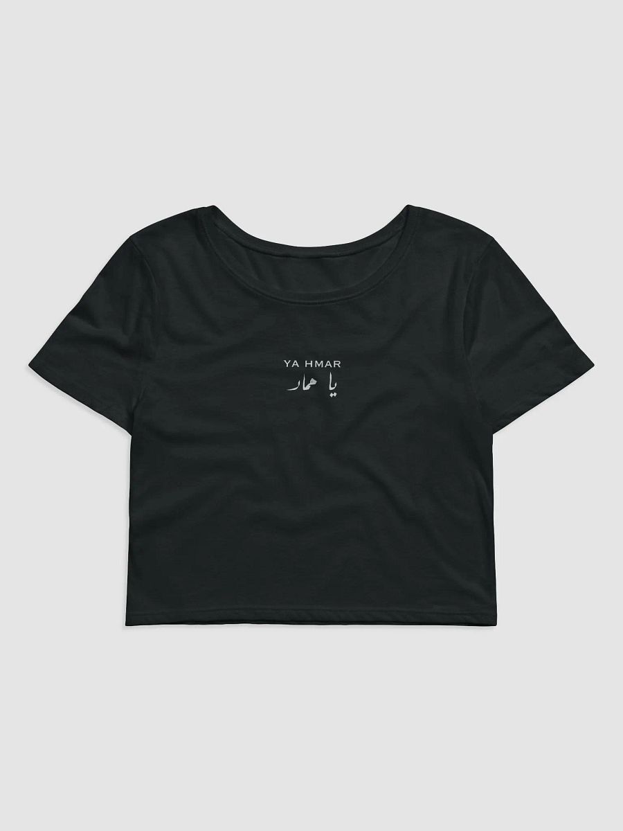 Ya Hmar Women's Crop Tee (Black) product image (1)