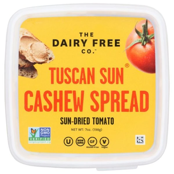 THE DAIRY FREE CO: Tuscan Sun Cashew Spread, 7 oz product image (1)