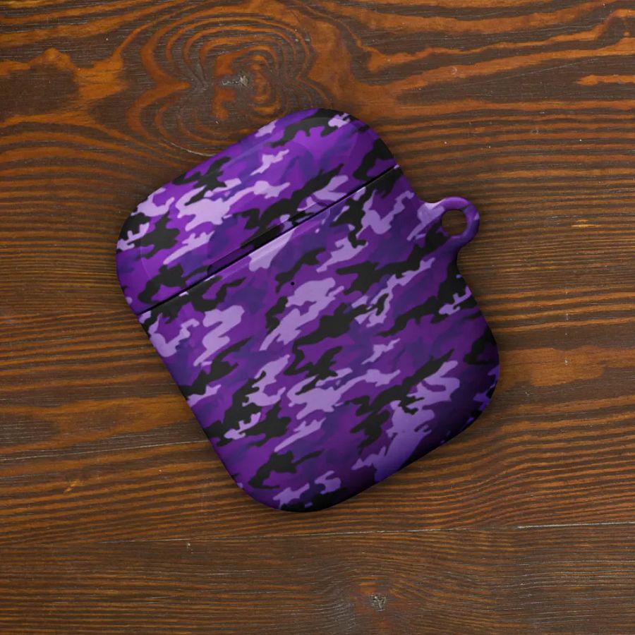 Purple Camo AirPod Case product image (10)