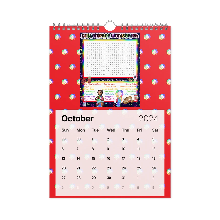 Red CS Activity Calendar 2024 product image (31)